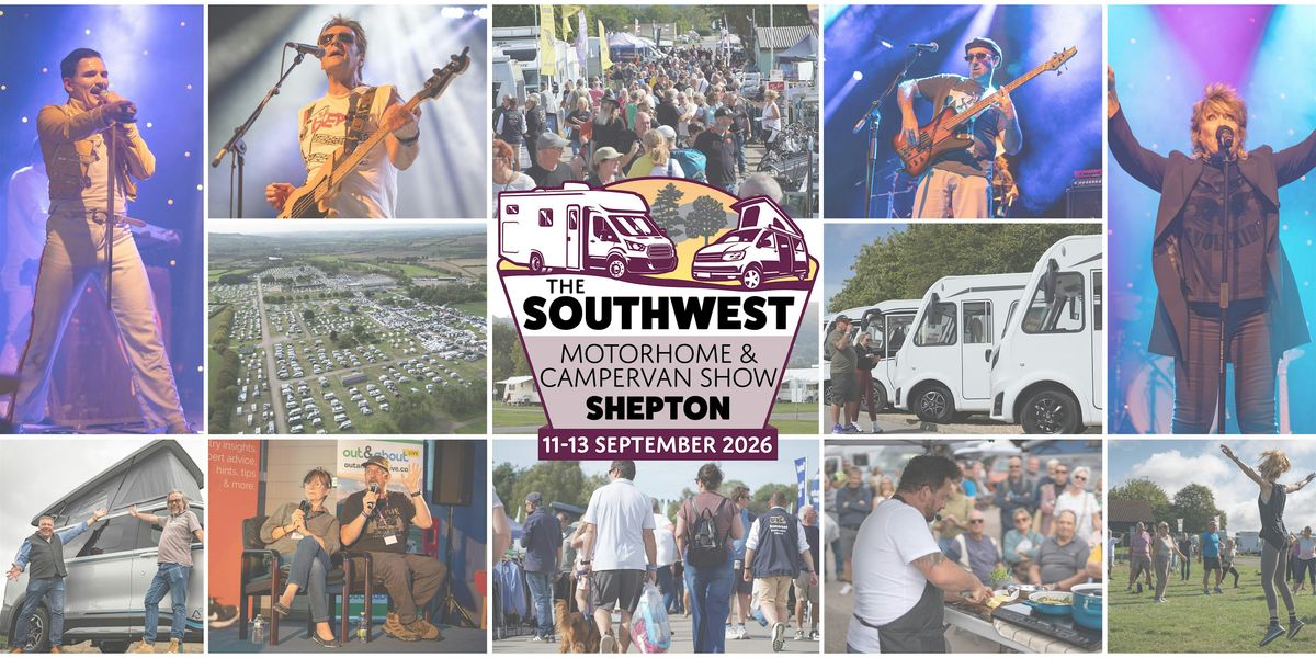 The South West Motorhome & Campervan Show 2026 - Camping, 10 September | Event in Shepton Mallet | AllEvents