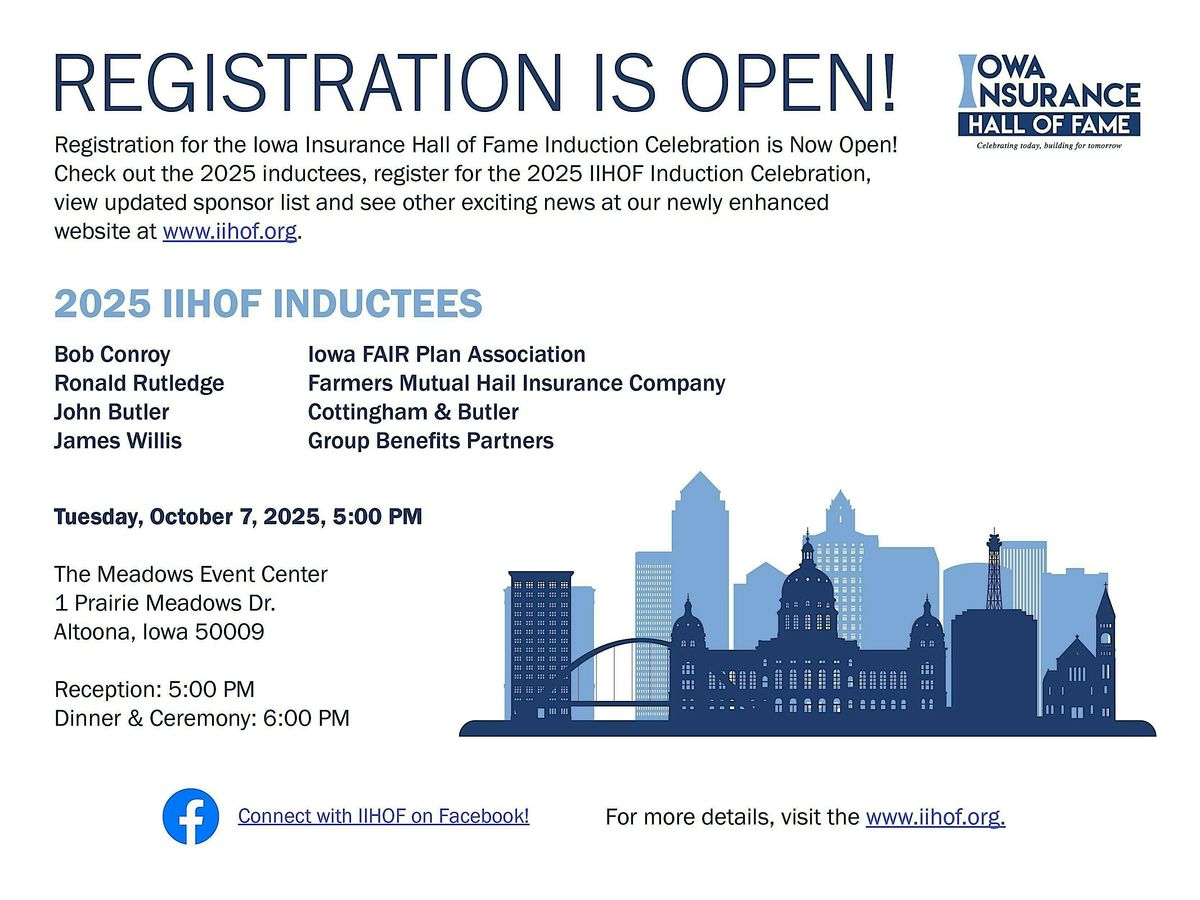 IIHOF Induction Ceremony 2025, 7 October | Event in Altoona | AllEvents