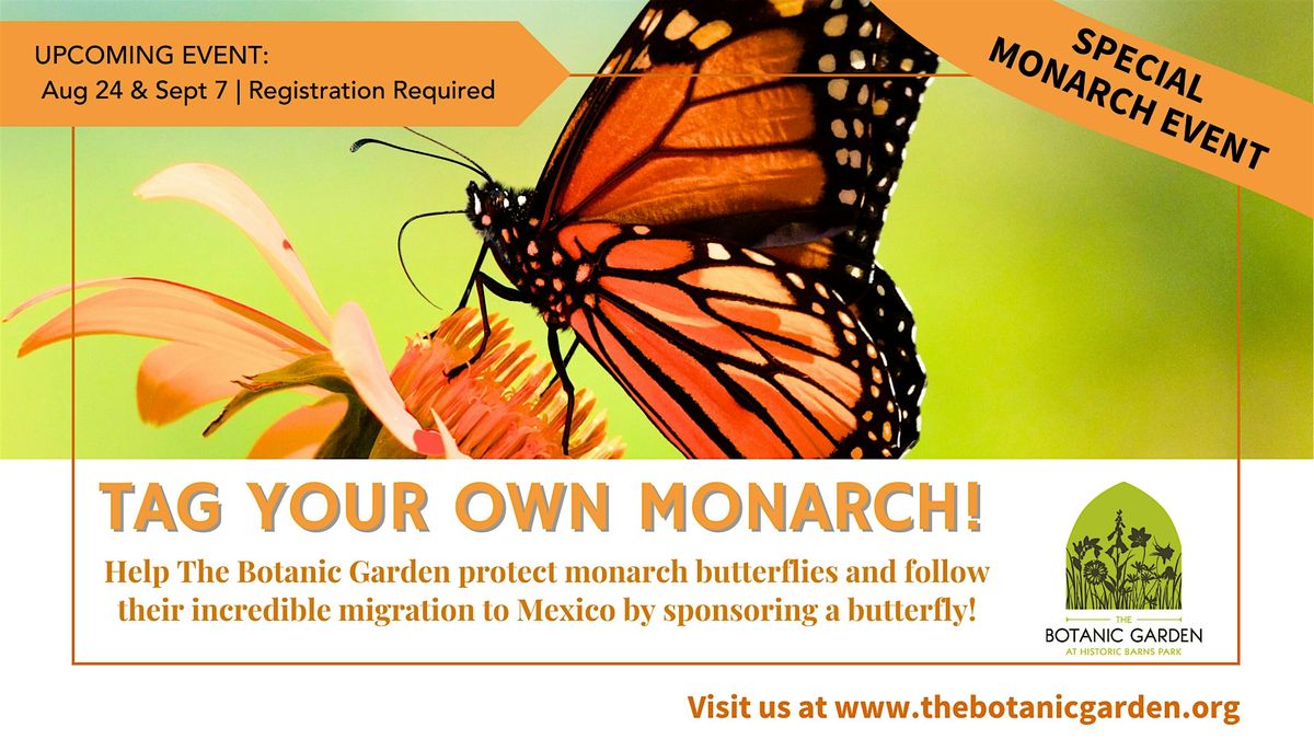 Tag a Monarch with The Botanic Garden!, 24 August | Event in Traverse City | AllEvents