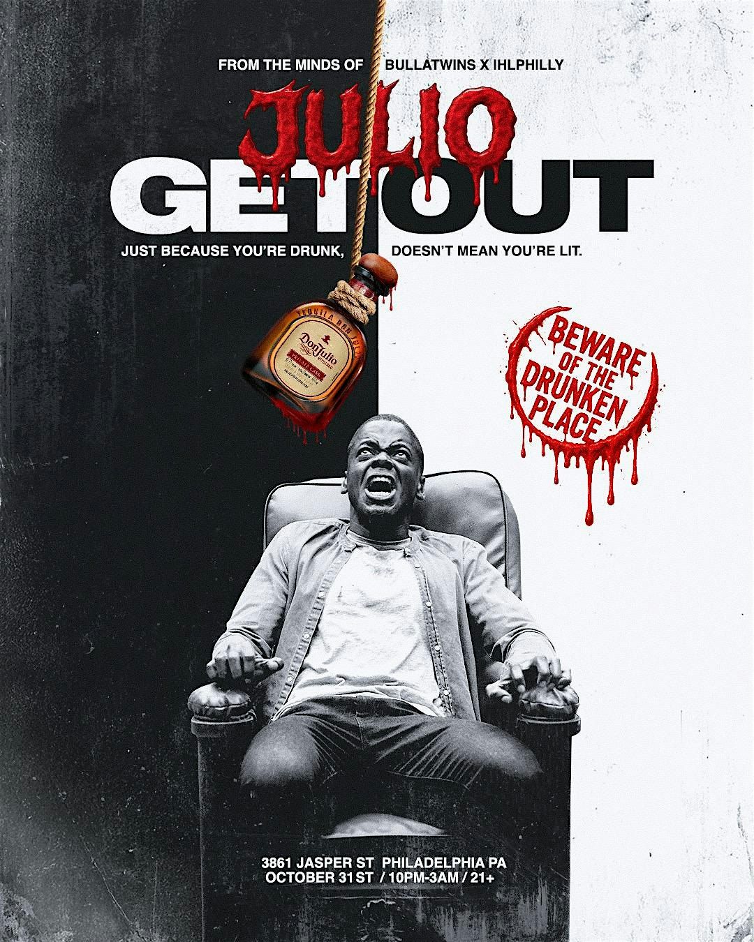 Julio Get Out, 31 October | Event in Philadelphia | AllEvents