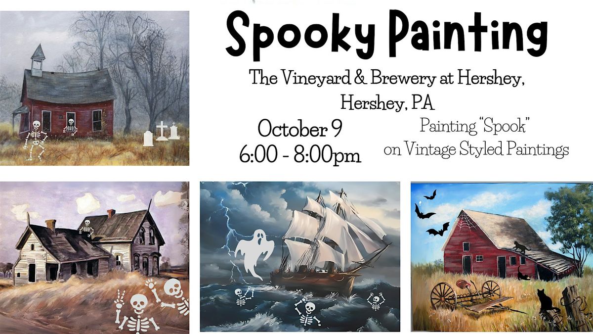 Spooky painting at The Vineyard at Hershey, 9 October | Event in Middletown | AllEvents