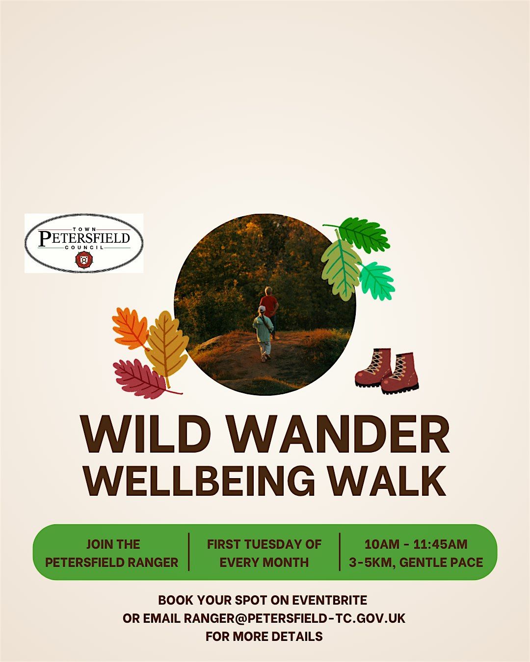 Wild Wander Wellbeing Walk with the Petersfield Ranger, 2 December | Event in Petersfield | AllEvents