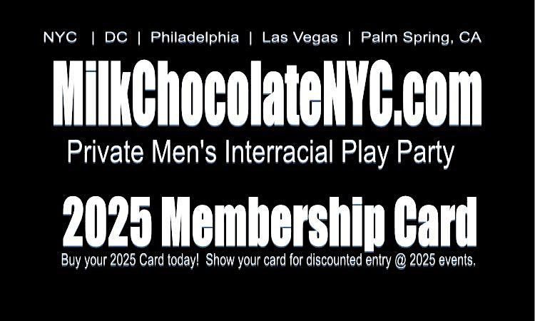 2025  MilkChocolateNYC Men's Membership Card | Event in New York | AllEvents