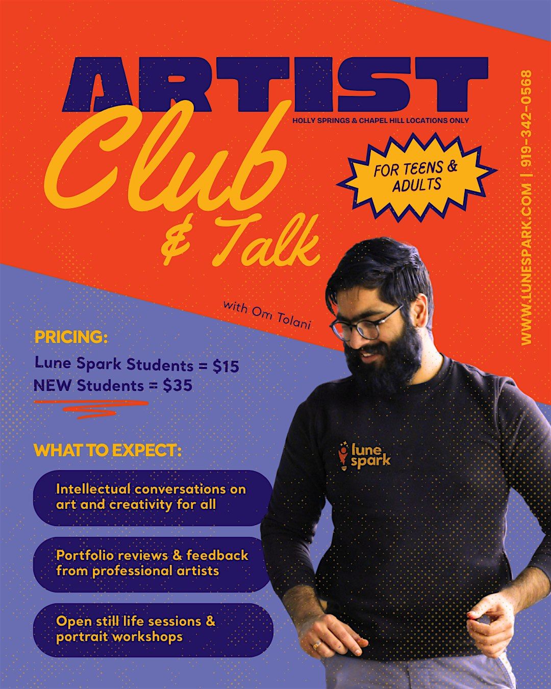 Canvas & Conversation: The Art Club Experience, 25 October | Event in Chapel Hill | AllEvents