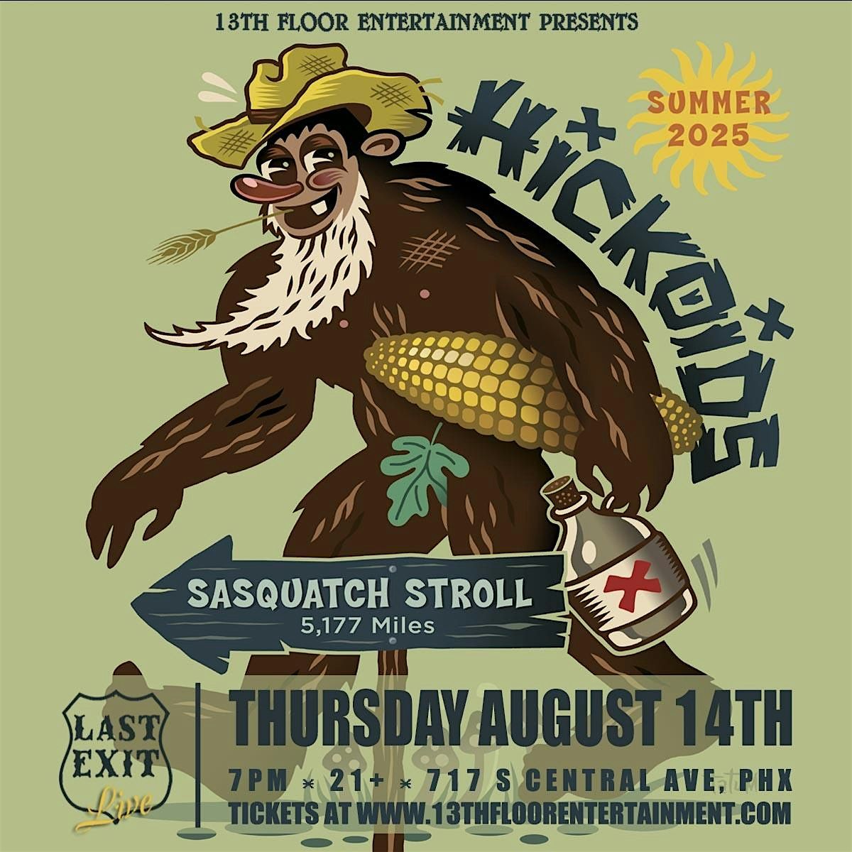 Hickoids, 14 August | Event in Phoenix | AllEvents