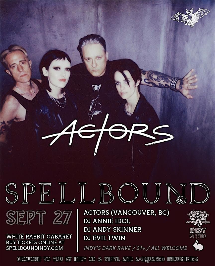 Spellbound Dark Alternative DJ Dance Night with ACTORS, 27 September | Event in Indianapolis | AllEvents