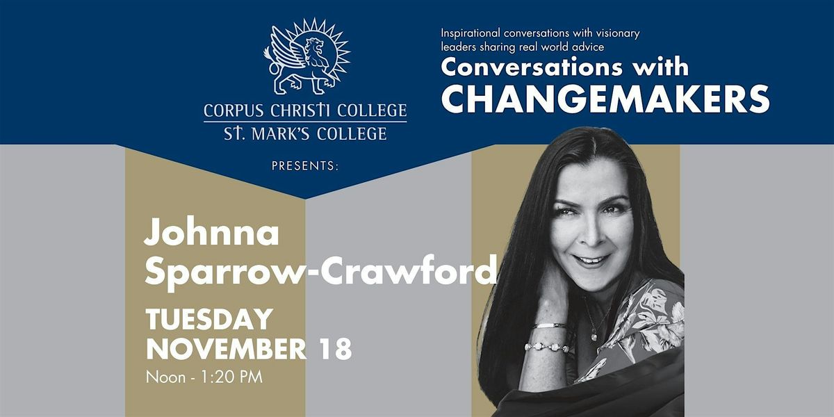 Conversations with Changemakers presents Johnna Sparrow-Crawford | Event in Vancouver | AllEvents