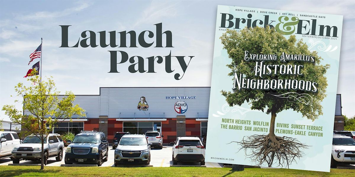 Brick & Elm Launch Party (Sept/Oct 2025), 9 September | Event in Amarillo | AllEvents