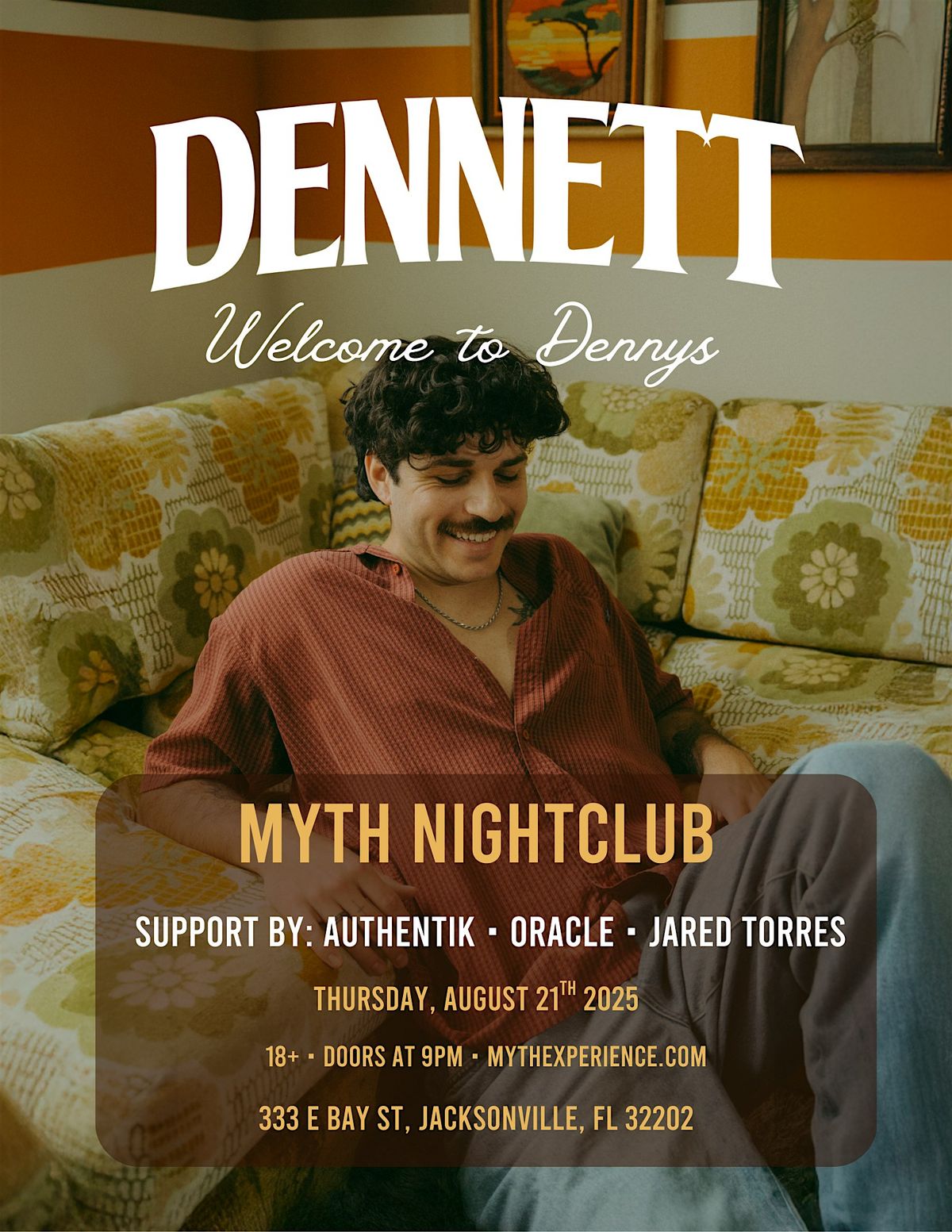 Electronic Thursdays Presents: DENNETT at Myth Nightclub | 8.21.25 | Event in Jacksonville | AllEvents