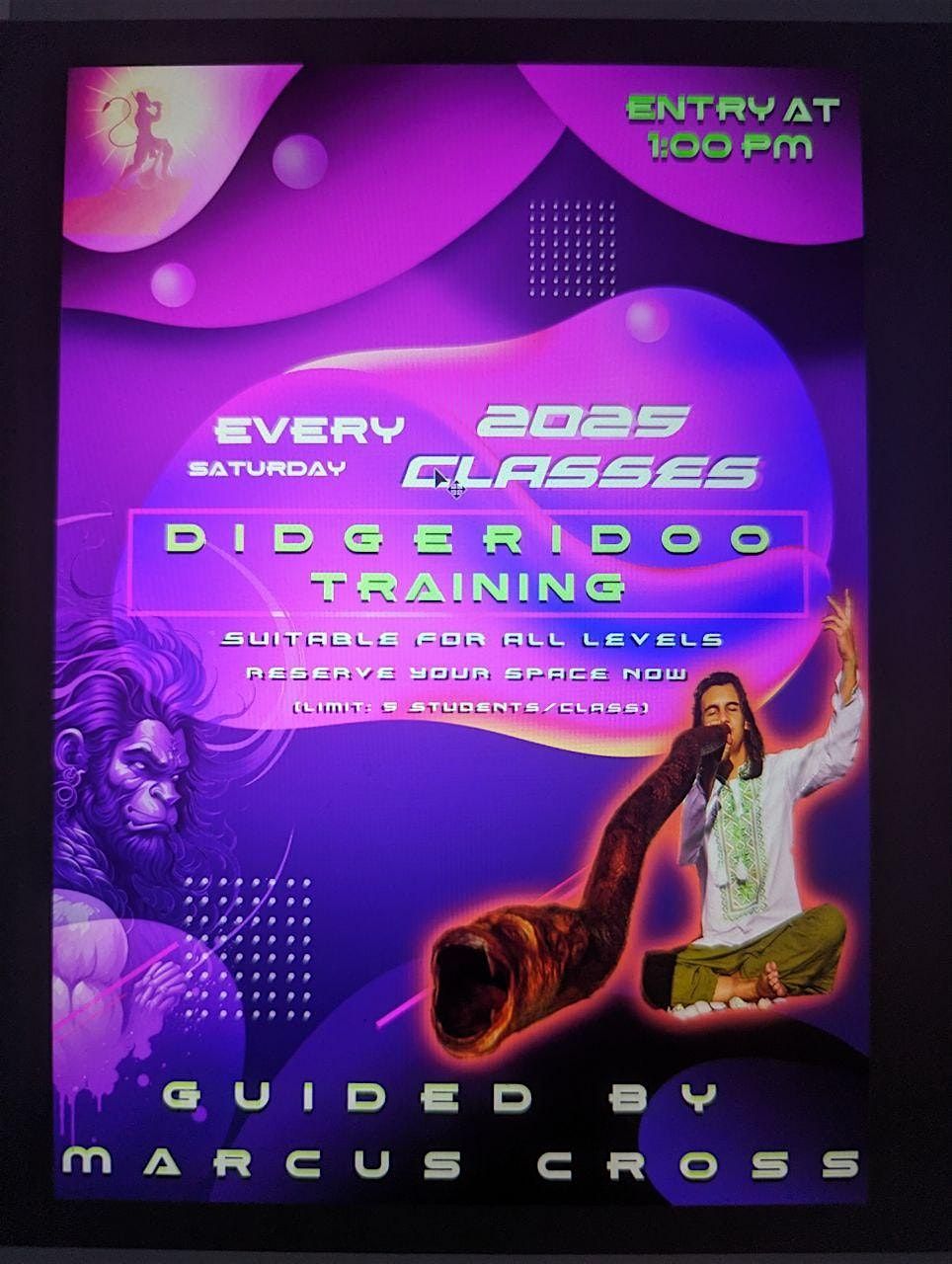 Marcus Cross R&b Didgeridoo Class: from Beginner-Mastery guided by Marcus Cross ...