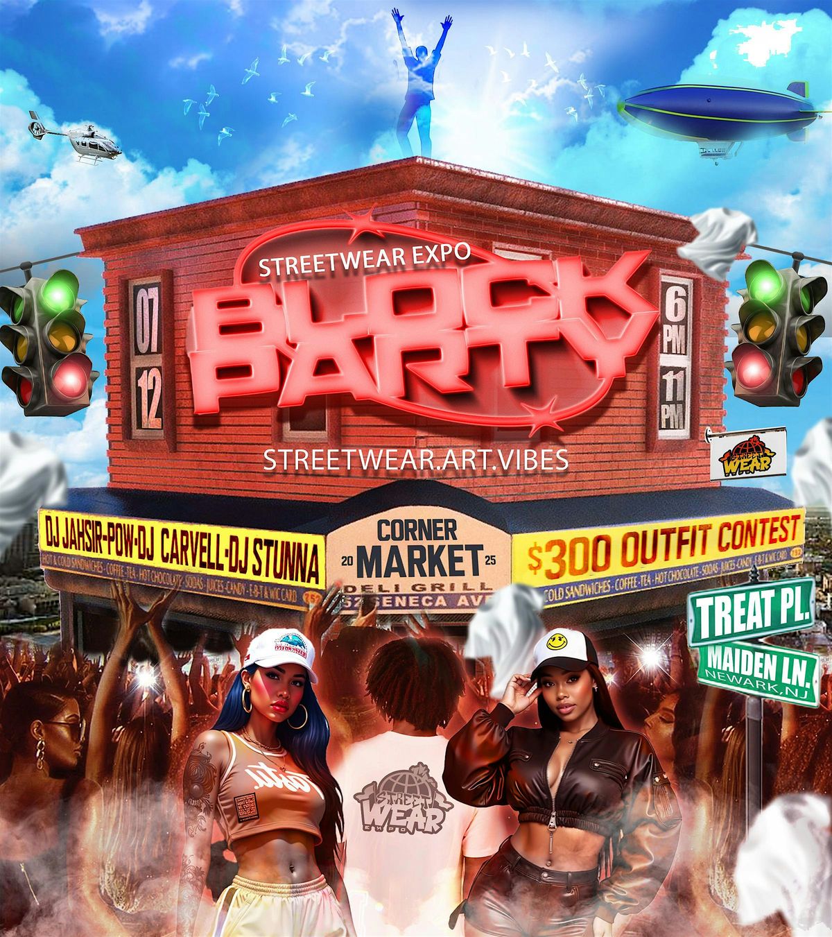 The Streetwear Expo: The BLOCK PARTY, Art + Vibes, 12 July | Event in Newark | AllEvents