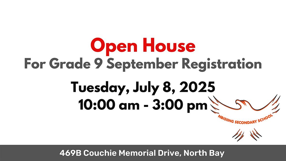 School Open House - September Registration Information & Application, 8 July | Event in North Bay | AllEvents