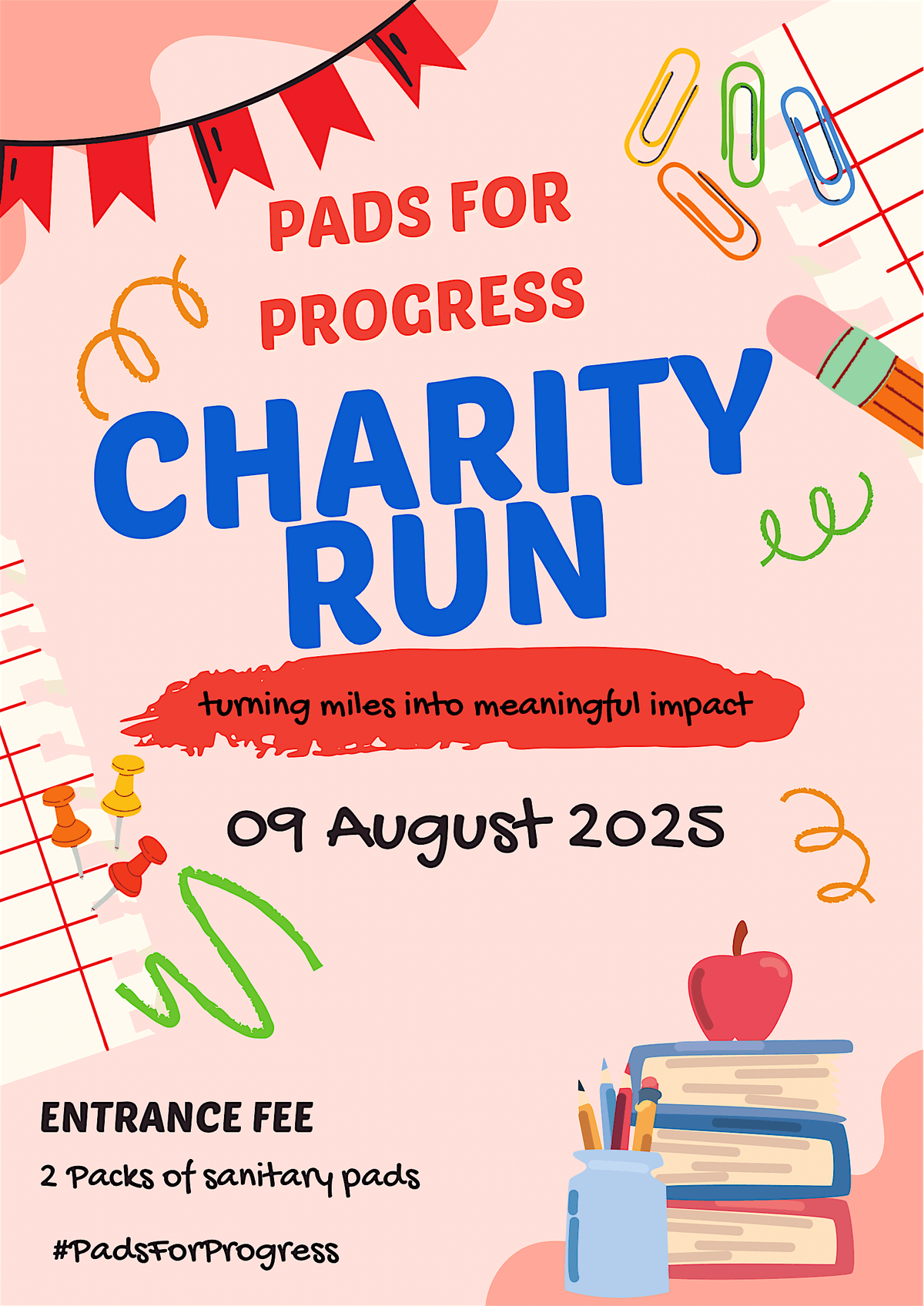 Pads For Progress Charity Run, 9 August | Event in Benoni | AllEvents