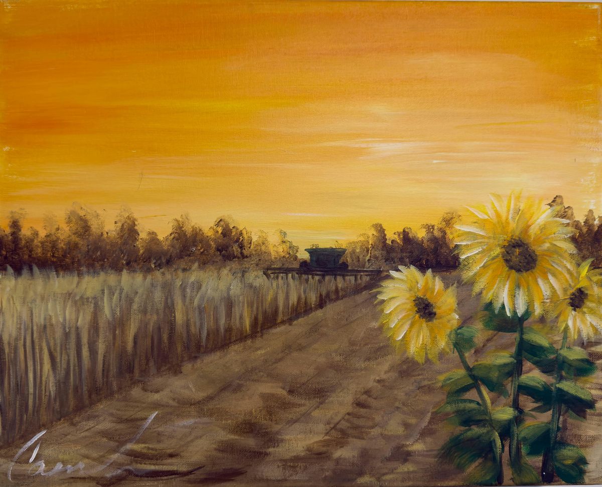 Toledo Paint & Sip Party – Fields of Gold, 1 November | Event in Toledo | AllEvents