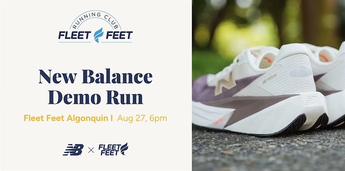 Fleet Feet Algonquin: New Balance Demo Run, 27 August | Event in Algonquin | AllEvents