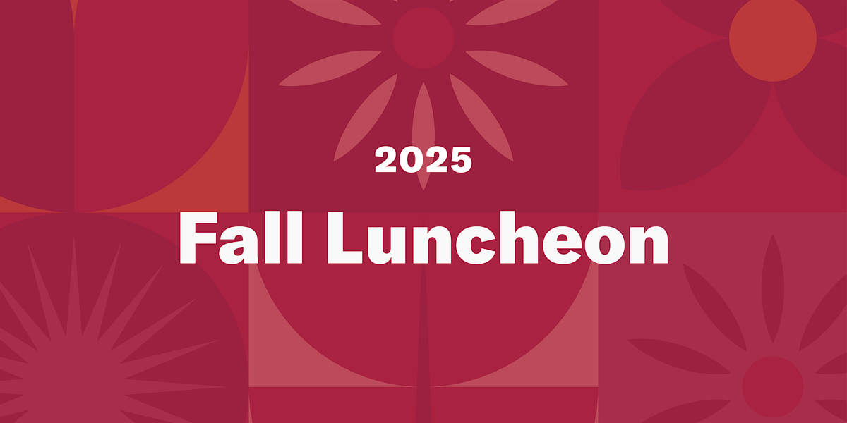 2025 Fall Luncheon, 17 September | Event in Menlo Park | AllEvents