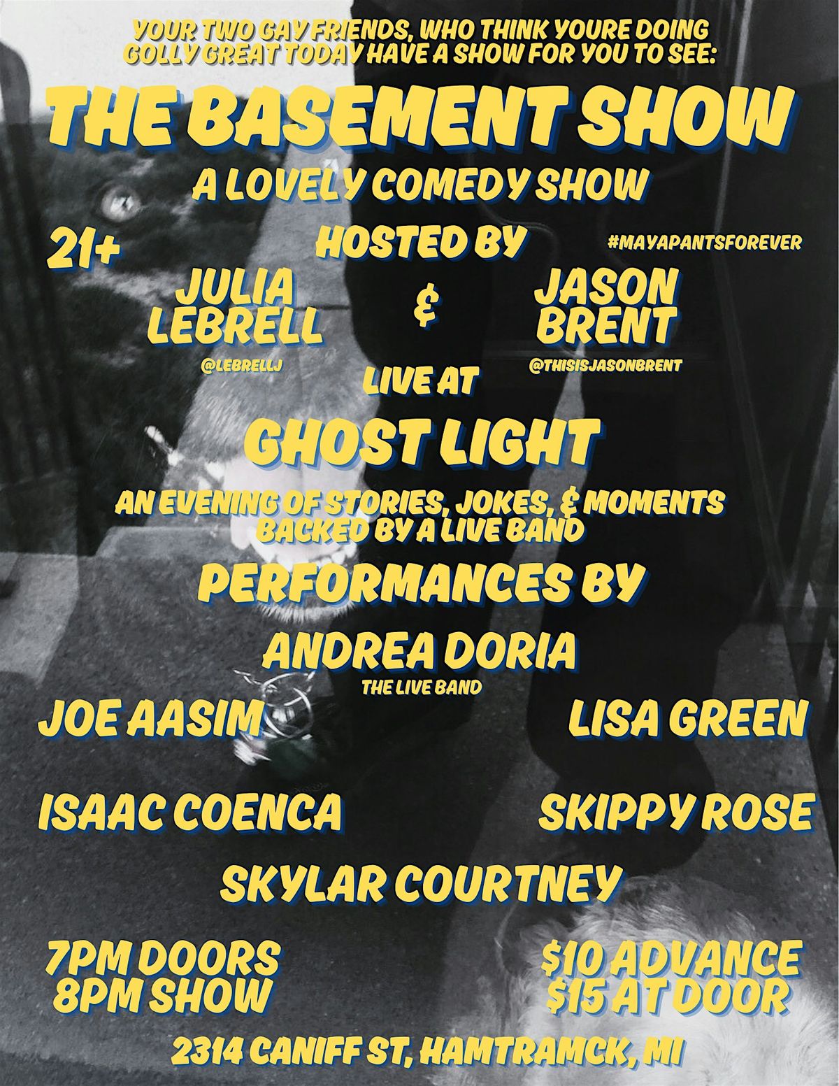 The Basement Show at Ghost Light, 9 August | Event in Hamtramck | AllEvents