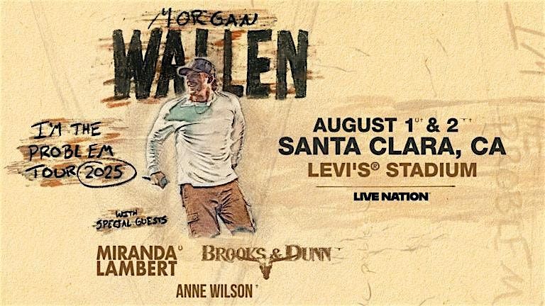 MORGAN WALLEN TOUR BUS FROM SAN FRANCISCO TO LEVI'S STADIUM (FRI & SAT), 1 August | Event in San Francisco