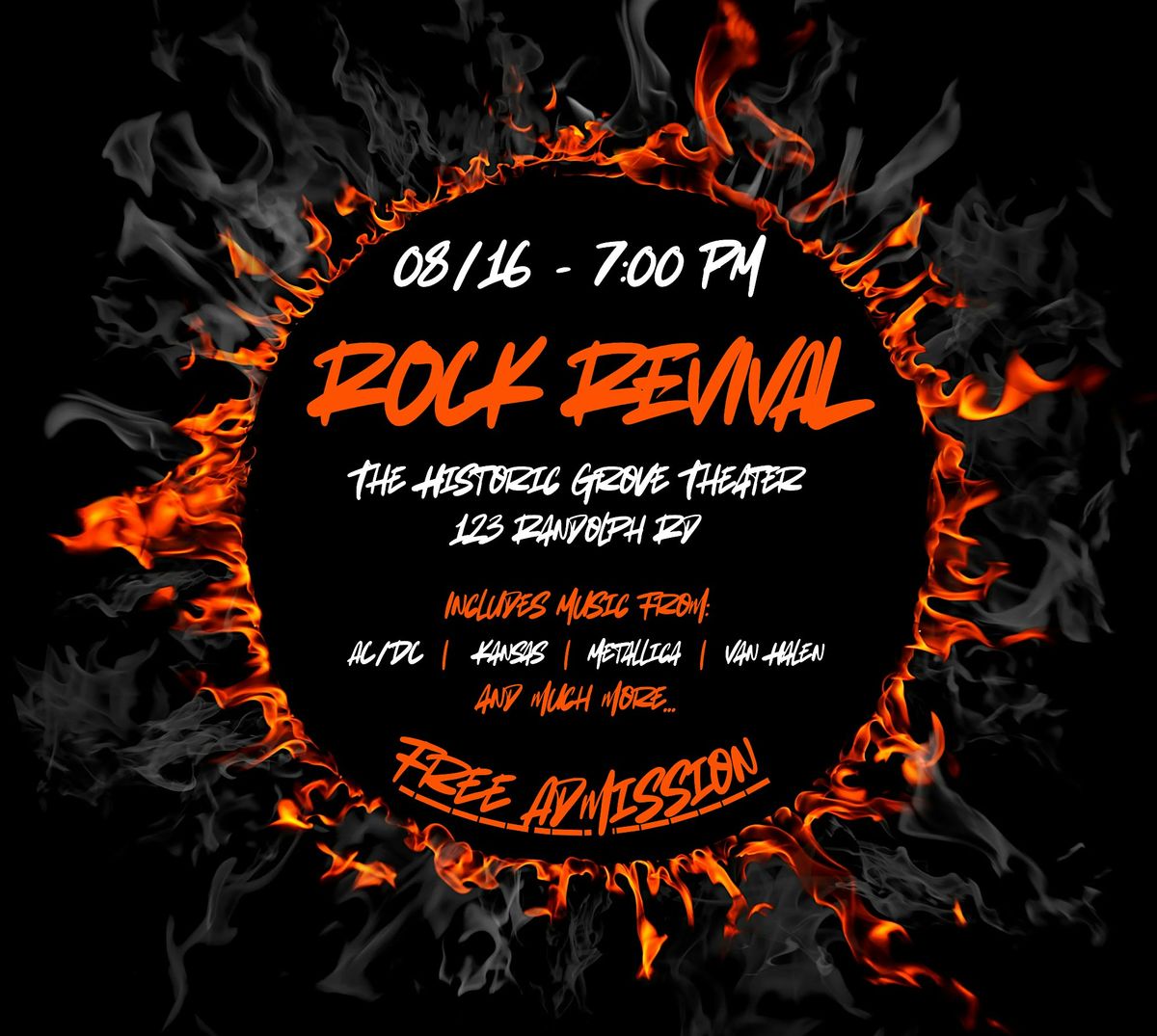 Rock Revival LIVE, 16 August | Event in Oak Ridge | AllEvents