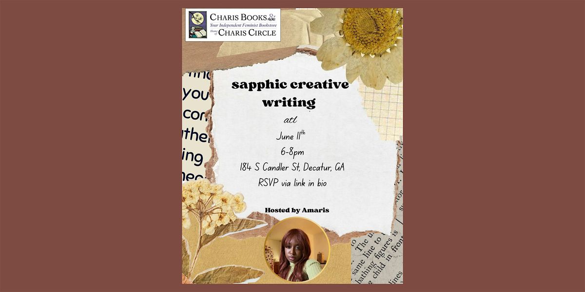 Monthly Sapphic Writing Group, 11 June | Event in Decatur | AllEvents
