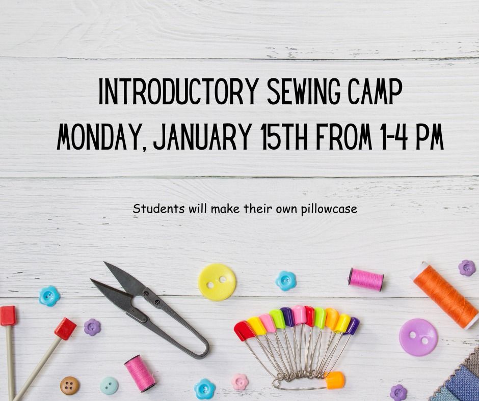 1Day Sewing Camp 8+, 105 2nd St. SE, Altoona IA, January 15 2024