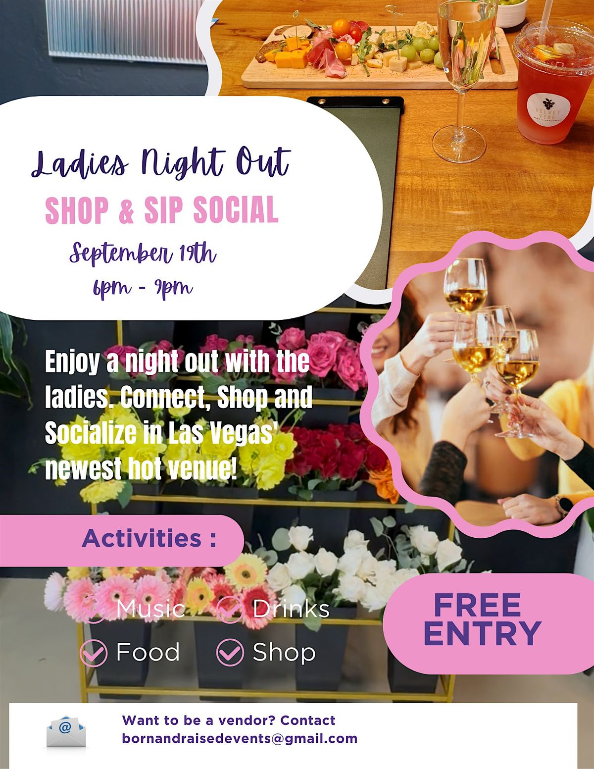 Ladies Night Out - Sip & Shop Social, 19 September | Event in Las Vegas | AllEvents