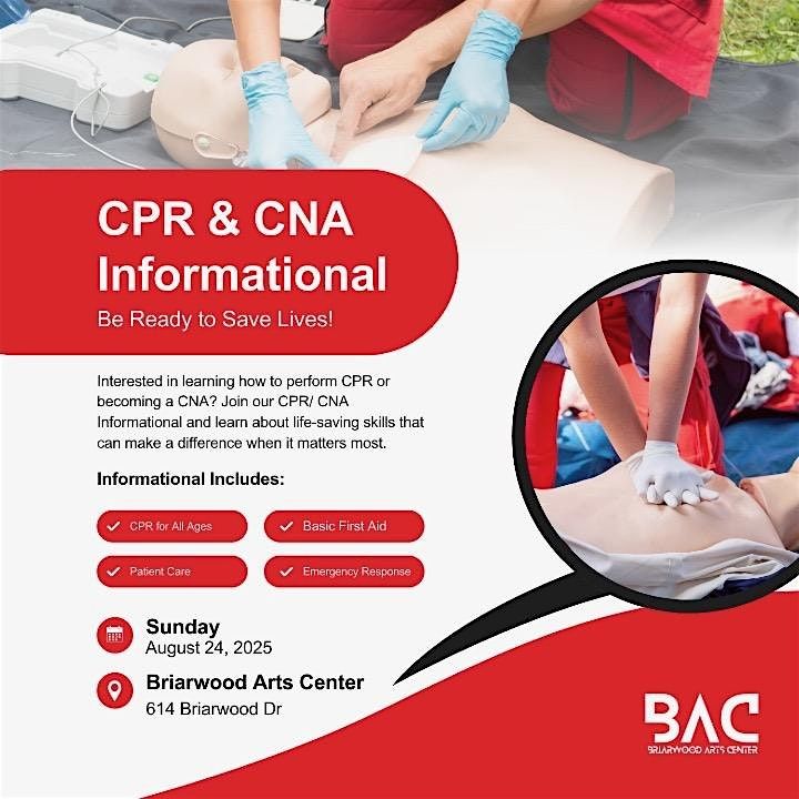 CPR/CNA Informational, 24 August | Event in Jackson | AllEvents