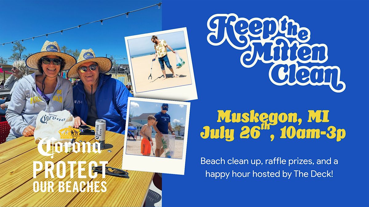Muskegon Beach Clean Up Presented by Corona, 26 July | Event in Muskegon | AllEvents
