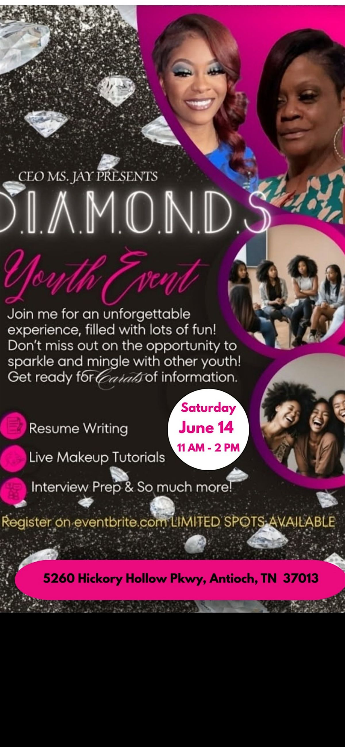 D.I.A.M.O.N.D.S, 14 June | Event in Nashville | AllEvents