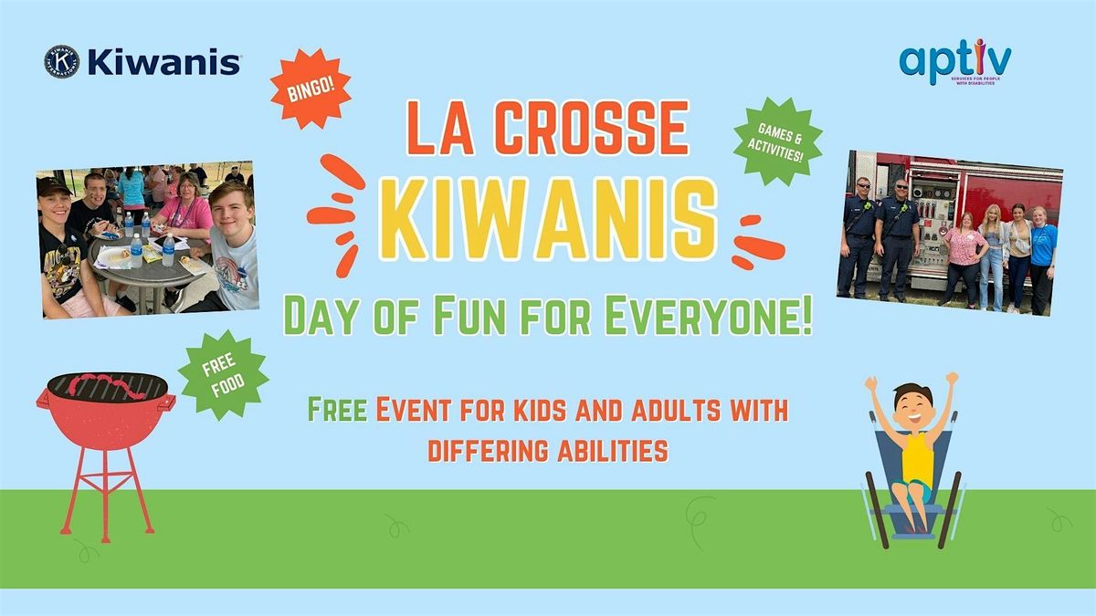 Kiwanis Day of Fun For Everyone! 2025, 13 September | Event in La Crosse | AllEvents