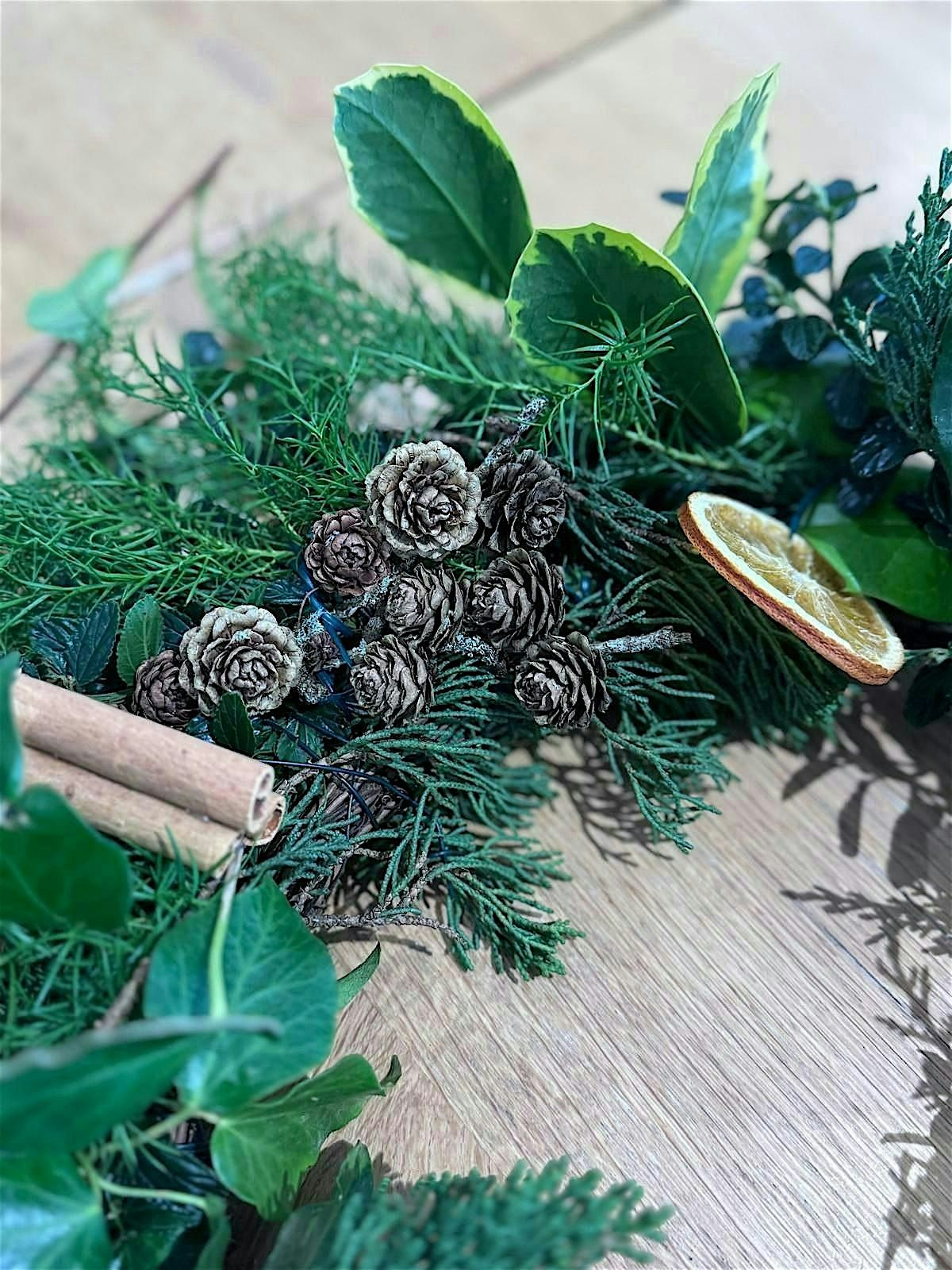 Christmas Wreath Workshop | 4th December 2025 | 7pm, 4 December | Event in Mawnan Smith | AllEvents
