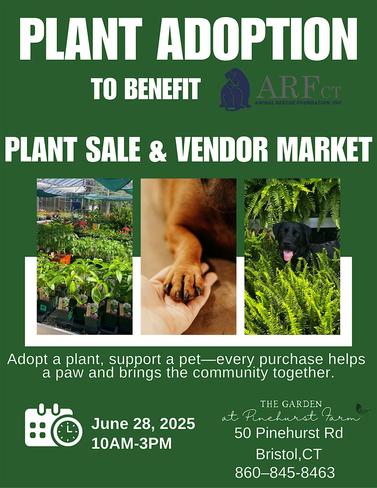 2nd Annual Plant Adoption Event to Benefit ARF CT, 28 June | Event in Bristol | AllEvents