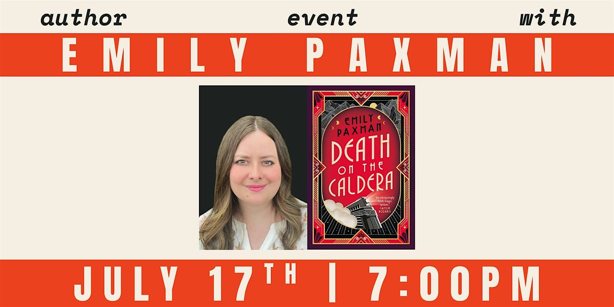 Author Event: Emily Paxman, 17 July | Event in Spanish Fork | AllEvents