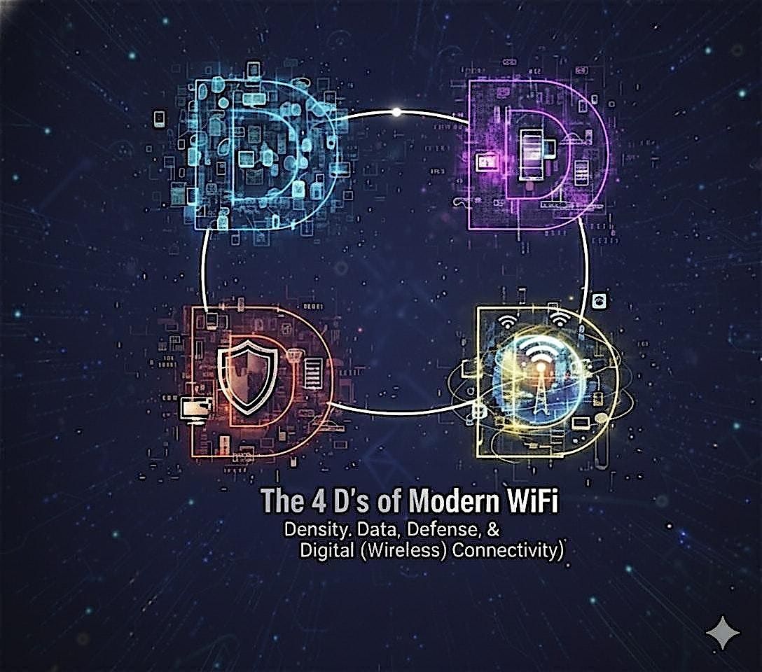 The 4 D's of Modern Wi-Fi: Density, Data, Defense, & Digital (Wireless), 18 November | Event in Tempe