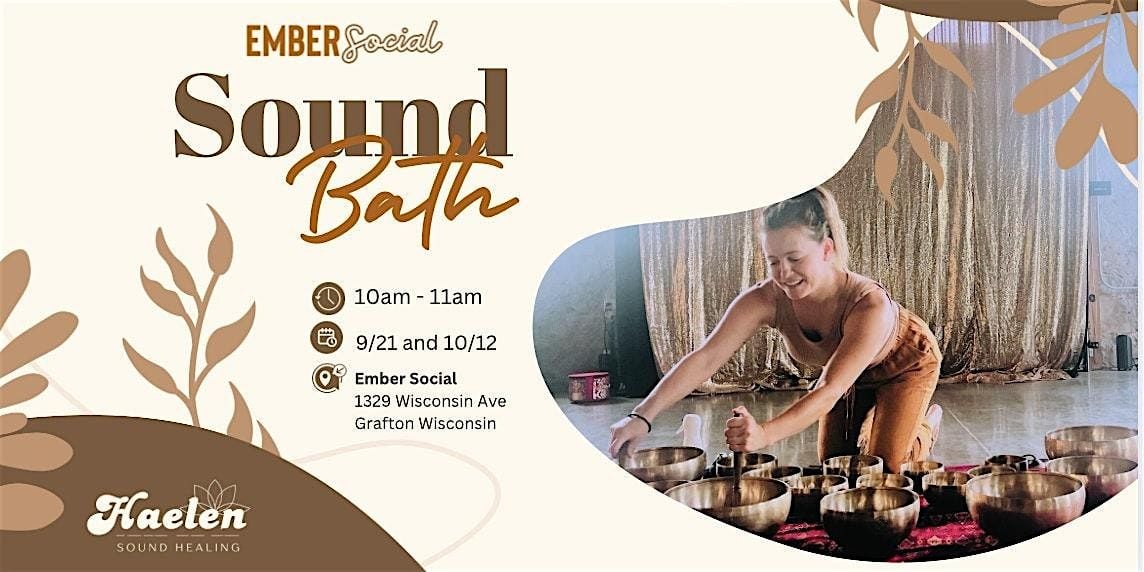 SOUND BATH at Ember Social ($25-$30), 21 September | Event in Grafton | AllEvents