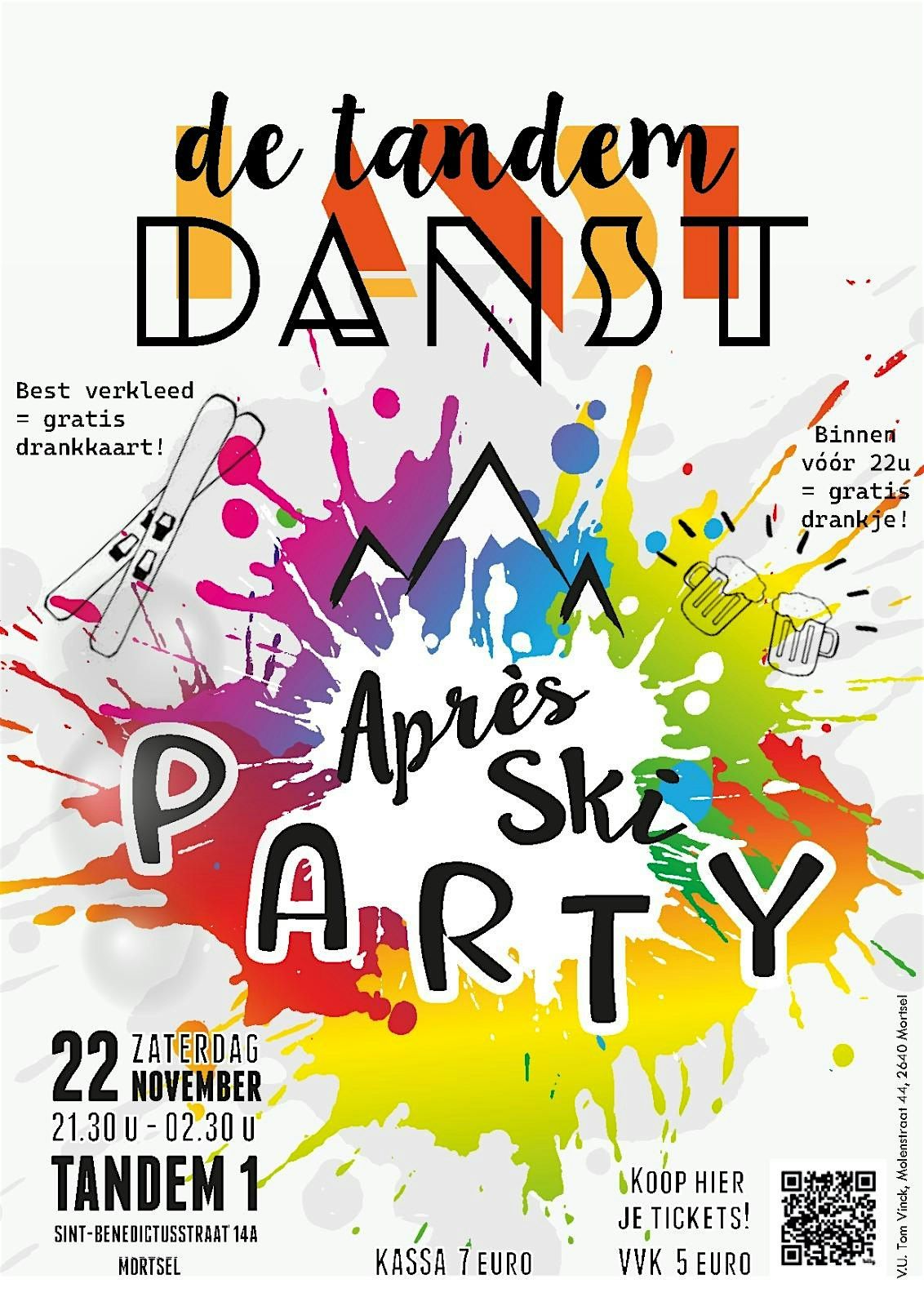 De Tandem Danst - Après ski, 22 November | Event in Mortsel | AllEvents