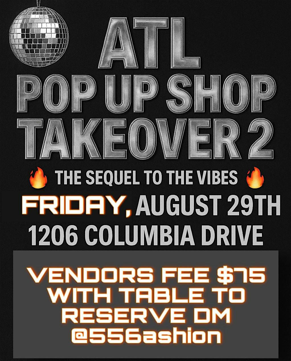 ATL POP UP SHOP 2, 29 August | Event in Decatur | AllEvents