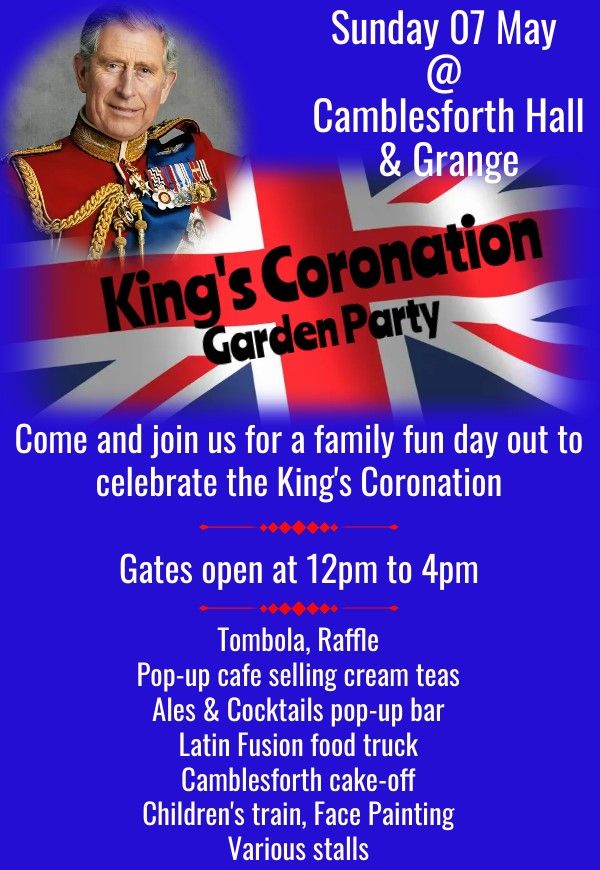 Kings Coronation Garden Party, Camblesforth Hall and Grange, Selby, 7