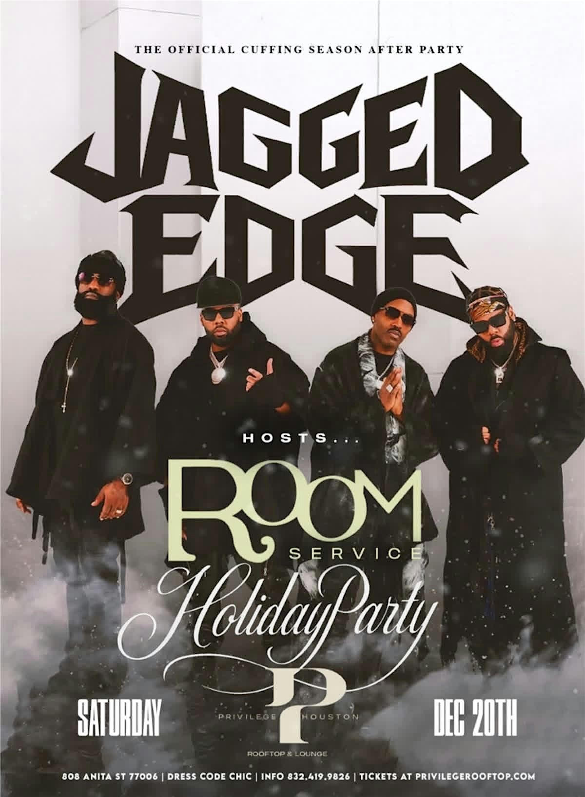 JAGGED EDGE LIVE AFTER PARTY, 20 December | Event in Houston | AllEvents