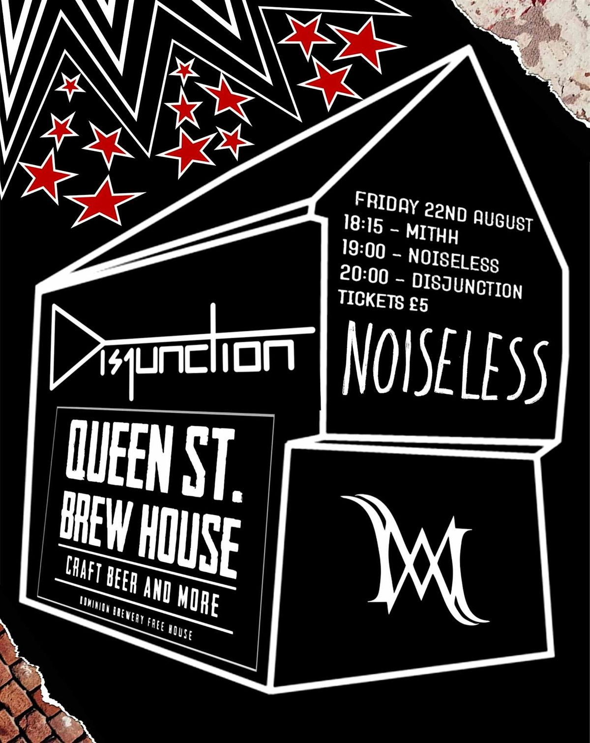 DISJUNCTION-NOISELESS-MINTHH AT THE BREWHOUSE, 22 August | Event in Colchester | AllEvents