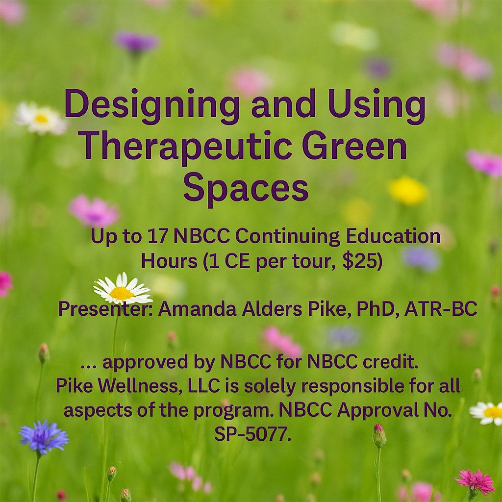 Designing & Using Therapeutic Green Spaces | Event in Jupiter | AllEvents