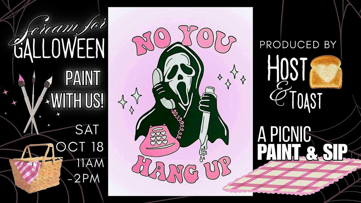 Picnic Paint and Sip Galloween Edition, 18 October | Event in Riverside | AllEvents