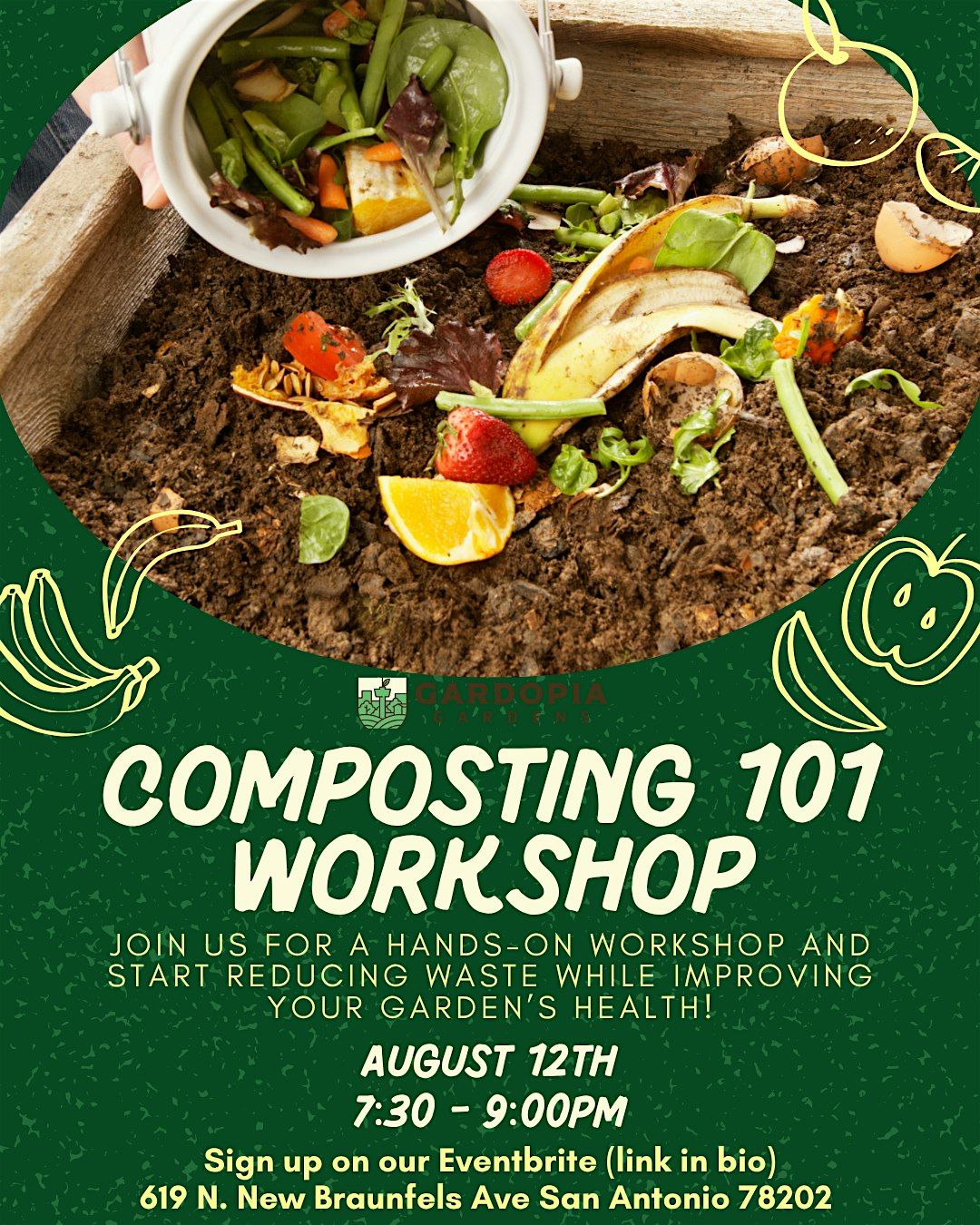 Composting 101 Workshop, 12 August | Event in San Antonio | AllEvents