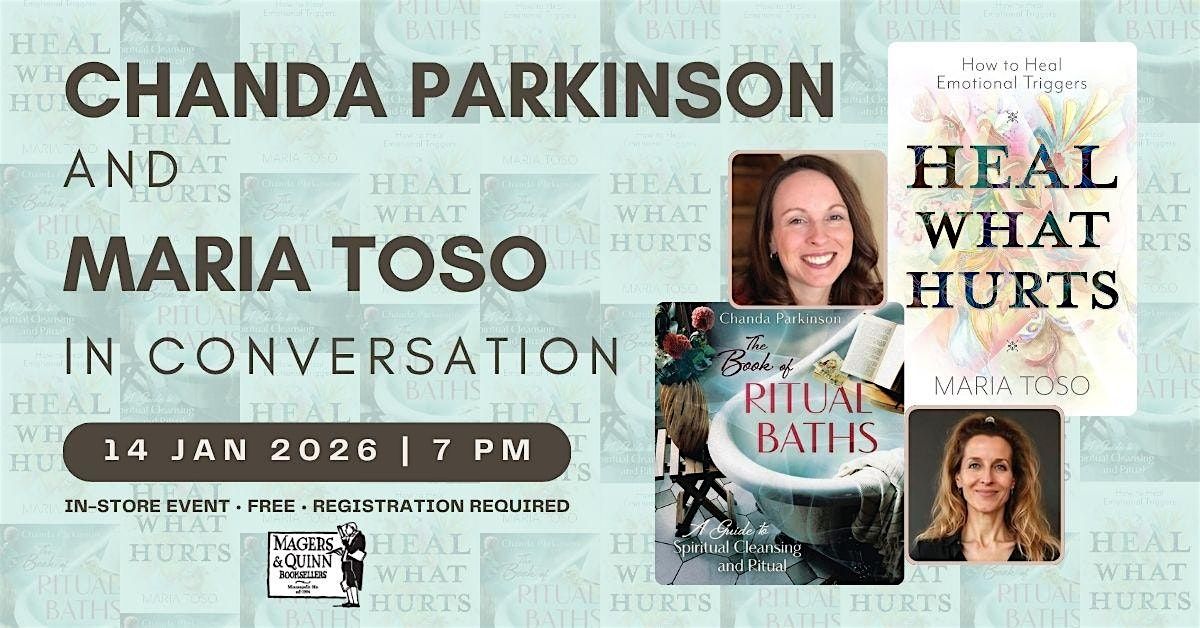 Chanda Parkinson and Maria Toso in conversation, 14 January | Event in Minneapolis | AllEvents