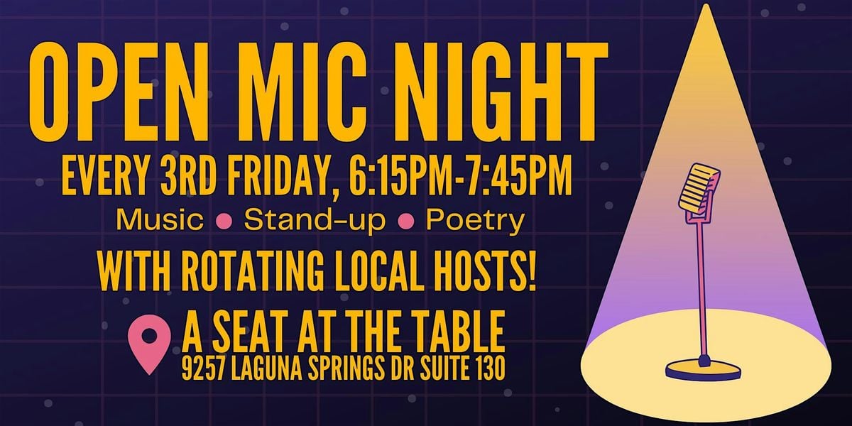Open Mic Night at the Bookstore/Cafe, 18 July | Event in Elk Grove | AllEvents
