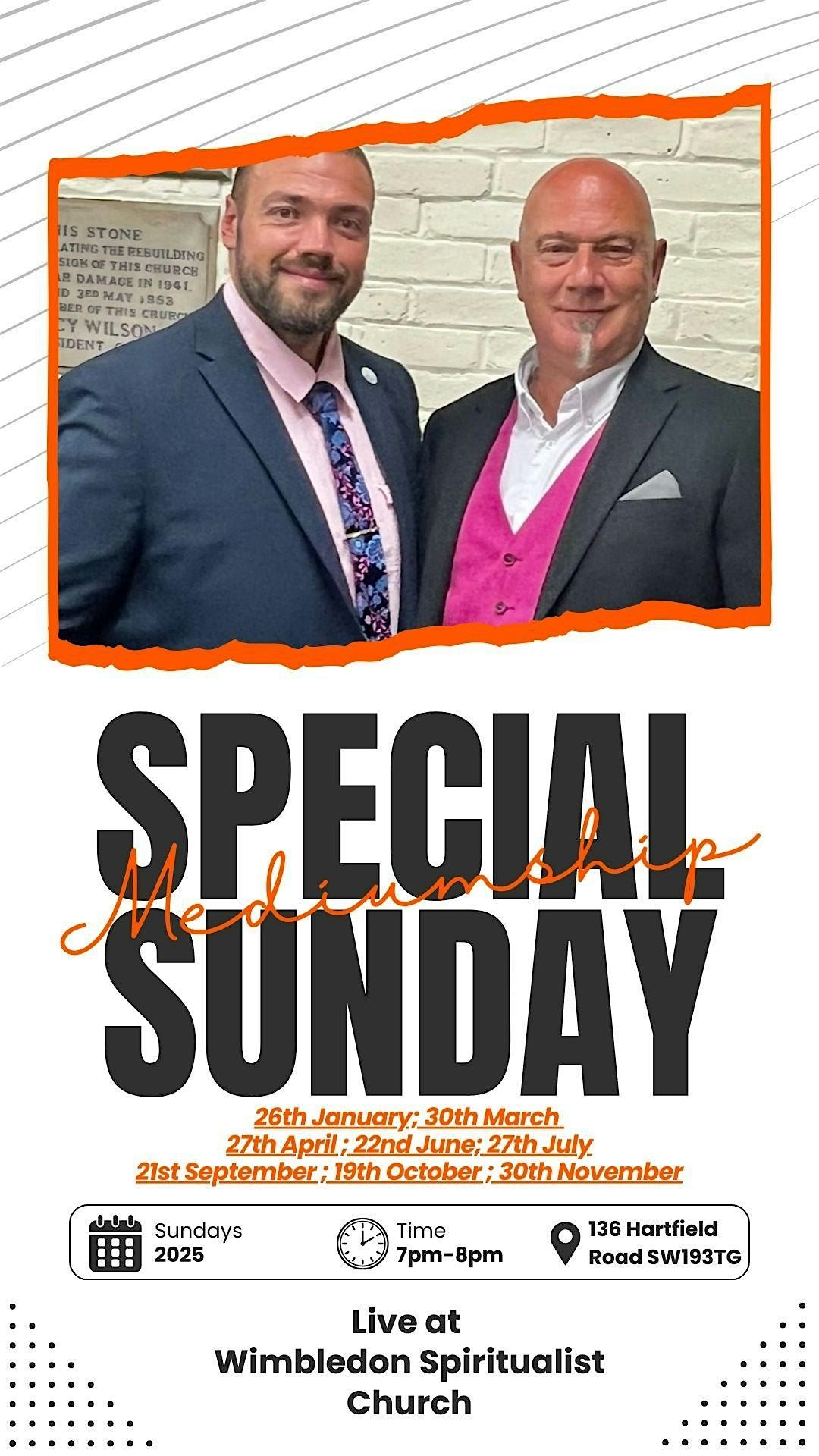 Wimbledon Mediumship with Ivan & Ash, 23 November | Event in London | AllEvents