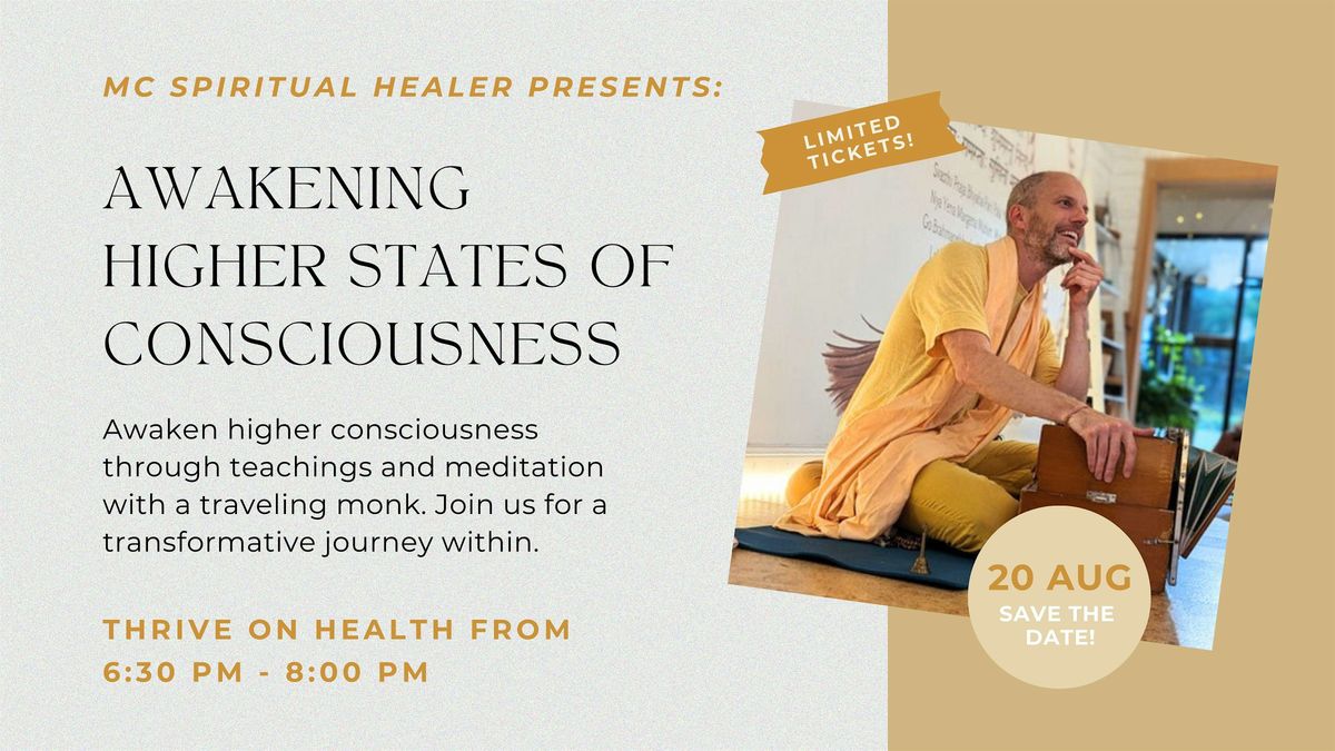 Awakening Higher States of Consciousness with a Traveling Monk, 20 August | Event in Pittsburgh | AllEvents