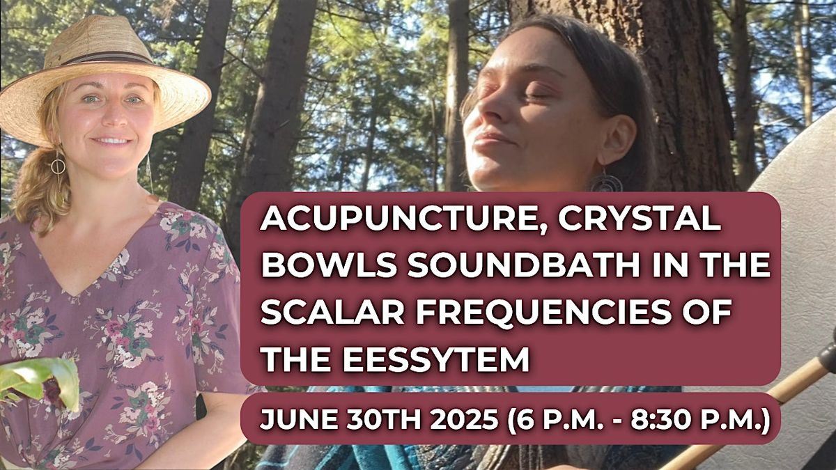 Acupuncture, Crystal Bowls Soundbath in Scalar Frequencies of the EESsytem, 30 June | Event in Vancouver | AllEvents
