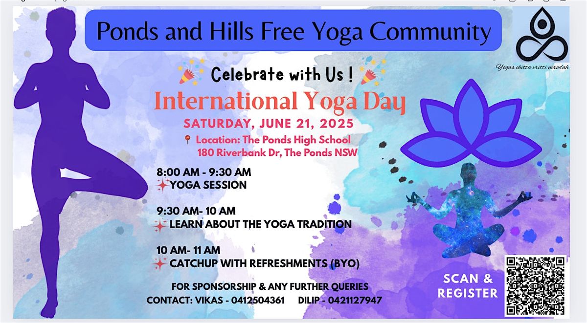 Ponds and Hills -International Yoga Day, 21 June | Event in The Ponds | AllEvents