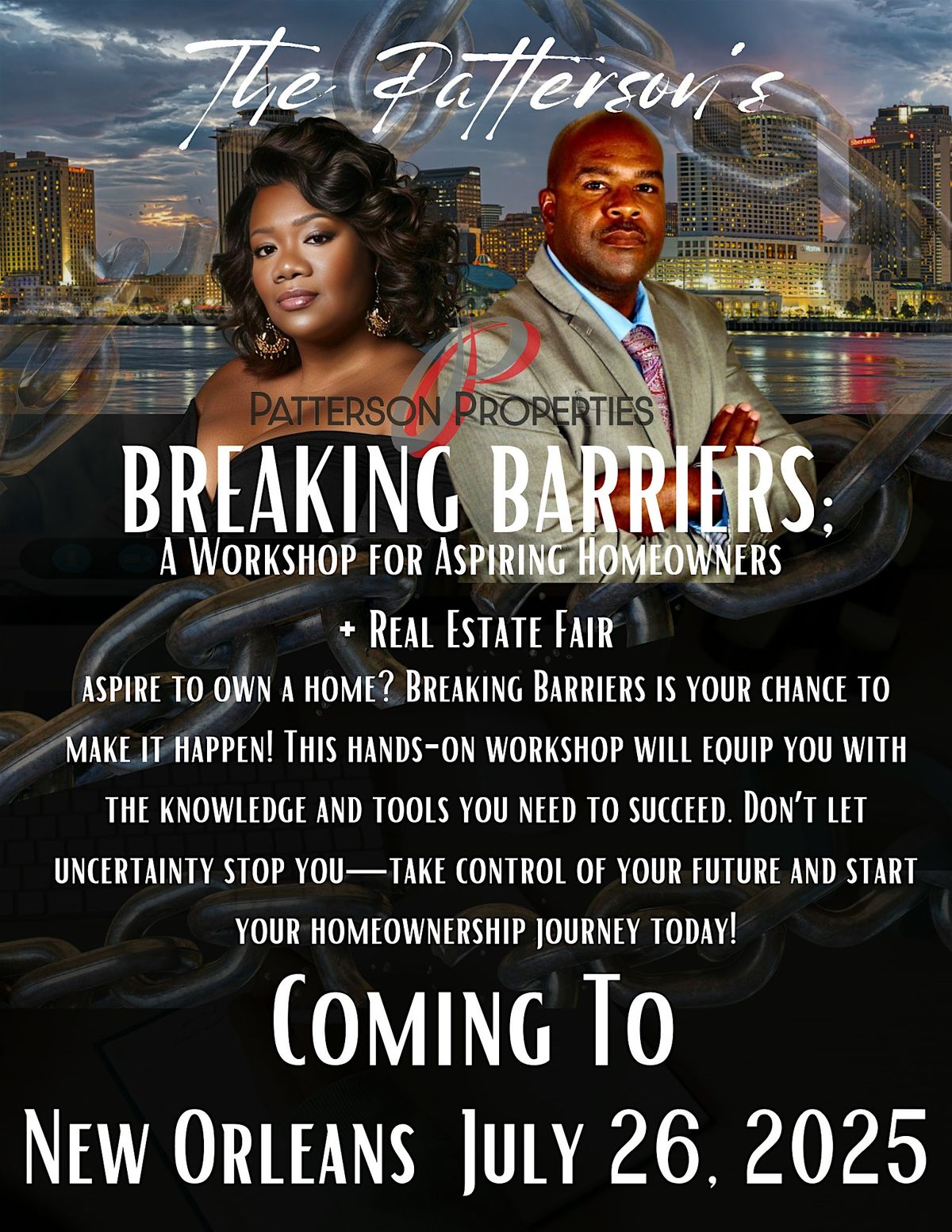 Breaking Barriers A Workshop for Aspiring Homeowners + Real Estate Fair, 26 July | Event in Metairie | AllEvents
